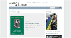 Desktop Screenshot of hentrichhentrich.de