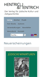 Mobile Screenshot of hentrichhentrich.de